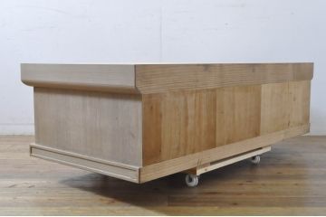 中古　最高級!!　特注!!　落ち着いた和の空間におすすめの総桐箪笥ローボード(テレビ台、テレビボード、戸棚、収納棚、桐たんす)(R-063825)