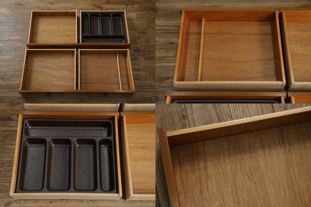 イギリスヴィンテージ　nathan(ネイサン)社　チーク材　壁面収納でお部屋スッキリ!!クラシカルな佇まいが魅力のキャビネット　(R-063828)