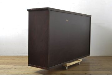 中古　美品　筑後民芸　和モダンの雰囲気を高めるサイドボード(戸棚、収納棚、サイドキャビネット)(R-063842)