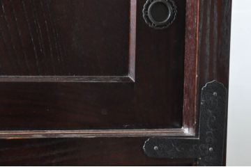 中古　美品　筑後民芸　和モダンの雰囲気を高めるサイドボード(戸棚、収納棚、サイドキャビネット)(R-063842)