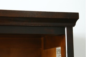 中古　北海道民芸家具　ブックケースリメイク　和洋どちらのお部屋にも馴染むオープンラック　(R-063844)