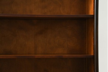中古　北海道民芸家具　ブックケースリメイク　和洋どちらのお部屋にも馴染むオープンラック　(R-063844)