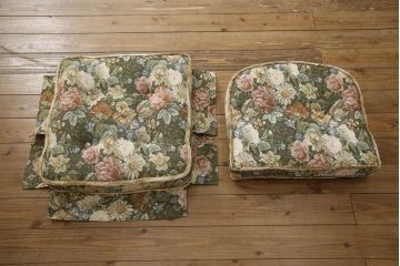 中古　飛騨産業　穂高シリーズ　キツツキマーク　ホワイトオーク　気品ある佇まいの1人掛けソファ(一人掛けソファ、アームチェア)(R-063846)