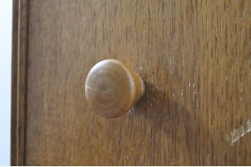 イギリスビンテージ　オースティン社(Austinsuite)　オーク材　シンプルなデザインがお部屋に馴染みやすいドレッシングチェスト(ドレッサー、ミラー、鏡台、化粧台、ヴィンテージ)(R-063848)