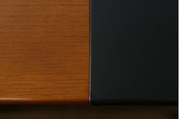 中古　美品　CONDE HOUSE(カンディハウス)　ナラ材　スタイリッシュなデザインが魅力の大型デスク(片袖机、ワークデスク、在宅用、在宅ワーク用、オフィスデスク)(定価約65万円)(R-063850)