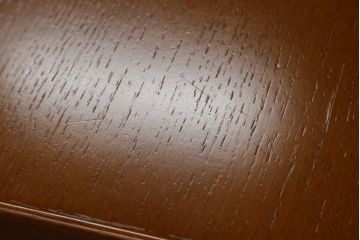 中古　美品　CONDE HOUSE(カンディハウス)　ナラ材　スタイリッシュなデザインが魅力の大型デスク(片袖机、ワークデスク、在宅用、在宅ワーク用、オフィスデスク)(定価約65万円)(R-063850)