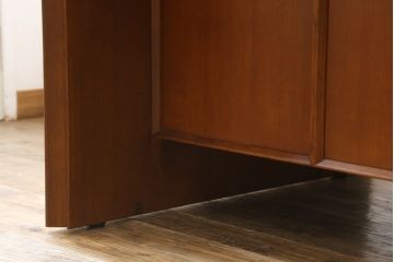 中古　美品　CONDE HOUSE(カンディハウス)　ナラ材　スタイリッシュなデザインが魅力の大型デスク(片袖机、ワークデスク、在宅用、在宅ワーク用、オフィスデスク)(定価約65万円)(R-063850)