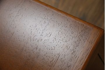 中古　美品　CONDE HOUSE(カンディハウス)　ナラ材　ちょっとしたワークスペース作りに便利なサイドデスク(片袖机、作業台、ワークデスク、在宅用、在宅ワーク用、オフィスデスク、キャスター付き)(定価約20万円)(R-063851)