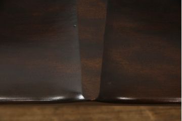 中古　美品　松本民芸家具　♯513型　クッション付き　クラシカルなデザインが美しいウィンザーチェア(ウィンザーベンチ、長椅子、3人掛けベンチ、ウインザーチェア)(R-063870)