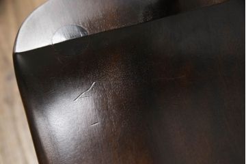 中古　美品　松本民芸家具　♯513型　クッション付き　クラシカルなデザインが美しいウィンザーチェア(ウィンザーベンチ、長椅子、3人掛けベンチ、ウインザーチェア)(R-063870)