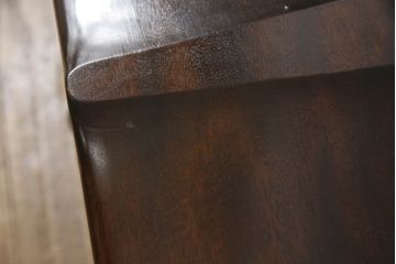 中古　美品　松本民芸家具　♯513型　クッション付き　クラシカルなデザインが美しいウィンザーチェア(ウィンザーベンチ、長椅子、3人掛けベンチ、ウインザーチェア)(R-063870)