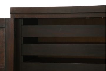 中古　松本民芸家具　台輪を付けてリメイクしました!取り入れやすいサイズが嬉しい衣装盆付き箪笥(和タンス、衣装箪笥、戸棚、収納棚、キャビネット、着物箪笥)(R-063872)