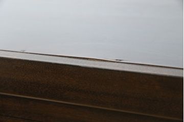 中古　松本民芸家具　台輪を付けてリメイクしました!取り入れやすいサイズが嬉しい衣装盆付き箪笥(和タンス、衣装箪笥、戸棚、収納棚、キャビネット、着物箪笥)(R-063872)