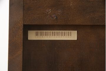希少サイズ　中古　美品　北海道民芸家具　細身で取り入れやすい上品な幅狭ワードローブ(洋服タンス、収納棚、細身、ロッカータンス)(R-063875)