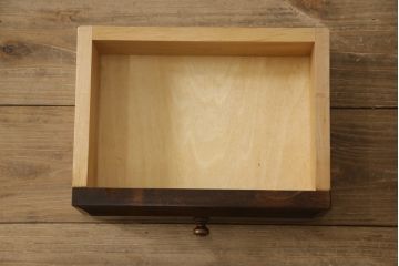 中古　北海道民芸家具　上質な作りが魅力のライティングビューロー(机、在宅ワーク用デスク、ワークデスク、引き出し)(定価約34万円)(R-063877)