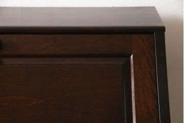 中古　北海道民芸家具　上質な作りが魅力のライティングビューロー(机、在宅ワーク用デスク、ワークデスク、引き出し)(定価約34万円)(R-063877)