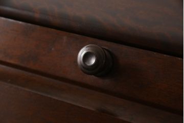 中古　北海道民芸家具　上質な作りが魅力のライティングビューロー(机、在宅ワーク用デスク、ワークデスク、引き出し)(定価約34万円)(R-063877)