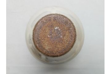 十三代　中里太郎右衛門　唐津焼　叩き唐津絵粉引　辰砂　笹文　徳利(共箱付き、とっくり、酒器、和食器)(R-063903)