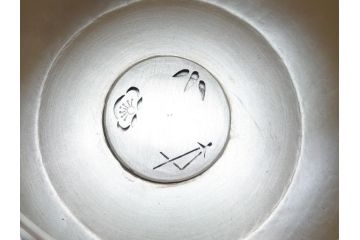 純銀製　玉露湯沸　銀瓶　茶道具(急須、煎茶道具、共箱付き、重量約1.18kg)(R-063905)