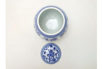 宮川香斎(真葛香斎)　祥瑞ねち　芋頭　水指(共箱付き、茶道具、)(R-063909)