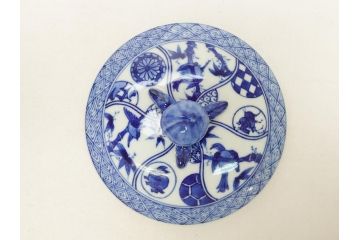 宮川香斎(真葛香斎)　祥瑞ねち　芋頭　水指(共箱付き、茶道具、)(R-063909)