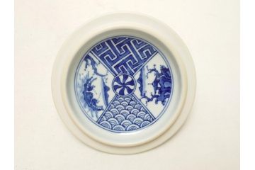 宮川香斎(真葛香斎)　祥瑞ねち　芋頭　水指(共箱付き、茶道具、)(R-063909)