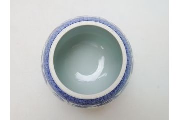 宮川香斎(真葛香斎)　祥瑞ねち　芋頭　水指(共箱付き、茶道具、)(R-063909)