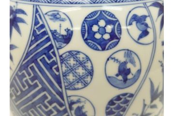 宮川香斎(真葛香斎)　祥瑞ねち　芋頭　水指(共箱付き、茶道具、)(R-063909)
