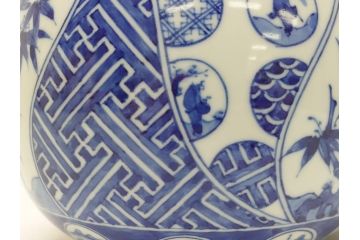 宮川香斎(真葛香斎)　祥瑞ねち　芋頭　水指(共箱付き、茶道具、)(R-063909)