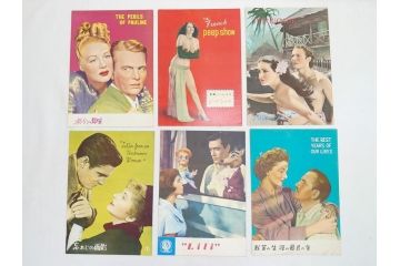 忘れじの面影　渡るべき多くの河　フランス航路　ライムライトなど　パンフレット25冊(映画パンフ)(R-063911)