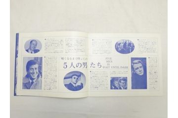 「暗くなるまで待って」　「麗しのサブリナ」　「ローマの休日」　「エデンの東」　オードリー・ヘップバーン　映画パンフレット5冊(パンフ)(R-063921)