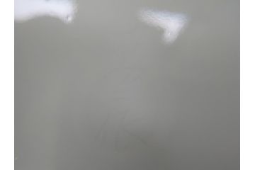 人間国宝　井上萬二作　白磁　彫文　水指(共箱付き、茶道具)(R-063927)