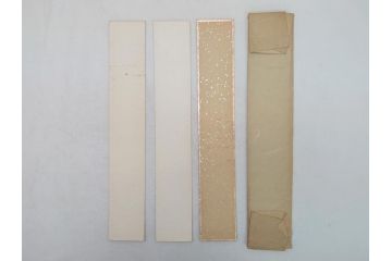 明治〜大正　時代物　蒔絵短冊入　漆器(共箱付き、短冊5枚付)(R-063929)