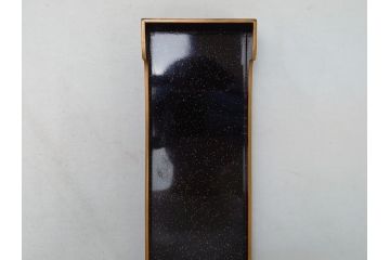 明治〜大正　時代物　蒔絵短冊入　漆器(共箱付き、短冊5枚付)(R-063929)