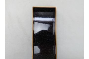 明治〜大正　時代物　蒔絵短冊入　漆器(共箱付き、短冊5枚付)(R-063929)