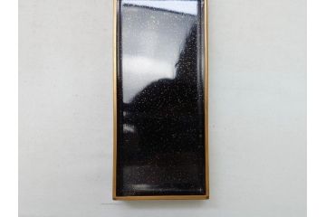 明治〜大正　時代物　蒔絵短冊入　漆器(共箱付き、短冊5枚付)(R-063929)