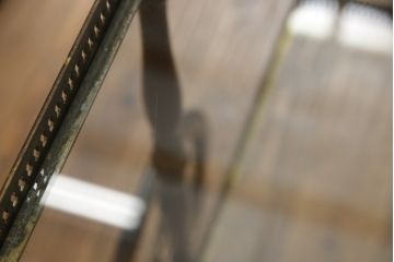 イタリアアンティーク　最高級　凝ったつくりの真鍮製ワゴンテーブル(キャスターワゴン、サイドテーブル、トロリー、キッチンワゴン)(R-063938)