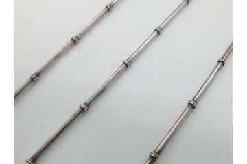 銀製　ストロースプーン　StrawSpoon　SILVER　STERLING950各6本ずつ(カラトリー、洋食器)(R-063948)