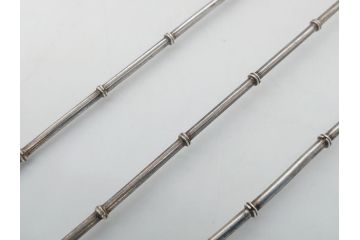 銀製　ストロースプーン　StrawSpoon　SILVER　STERLING950各6本ずつ(カラトリー、洋食器)(R-063948)