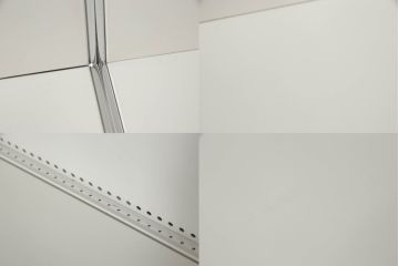 中古　USMハラー(USM Haller)　美しくシンプルなデザインが目を引く鉄製収納棚(定価約73万円)(戸棚、キャビネット、飾り棚)(R-063963)