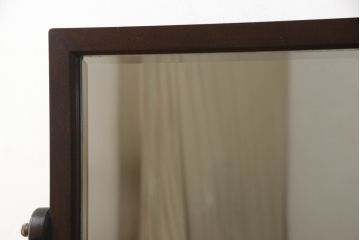 中古　北海道民芸家具　収納力抜群で使い勝手の良いドレッサー(化粧台、ドレッシングチェスト、鏡台)(R-063965)