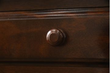 中古　北海道民芸家具　収納力抜群で使い勝手の良いドレッサー(化粧台、ドレッシングチェスト、鏡台)(R-063965)