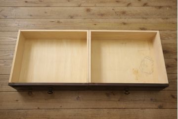 中古　北海道民芸家具　和洋どちらにも合うシックなサイドボード(リビングボード、収納棚、戸棚、テレビボード、AVキャビネット、TV、テレビ台、リビングボード)(R-063967)