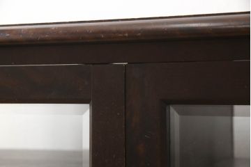 中古　北海道民芸家具　和洋どちらにも合うシックなサイドボード(リビングボード、収納棚、戸棚、テレビボード、AVキャビネット、TV、テレビ台、リビングボード)(R-063967)