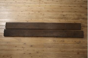 和製ビンテージ　軽井沢彫り　大輪の牡丹の彫刻に目を奪われるベッドフレーム(シングル、すのこ付き、ヴィンテージ)(R-063968)