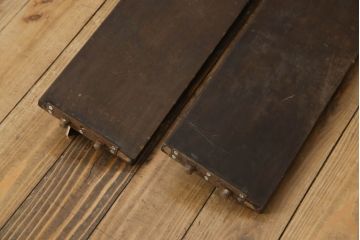 和製ビンテージ　軽井沢彫り　大輪の牡丹の彫刻に目を奪われるベッドフレーム(シングル、すのこ付き、ヴィンテージ)(R-063968)