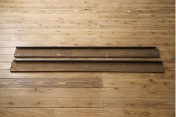 和製ビンテージ　軽井沢彫り　大輪の牡丹の彫刻に目を奪われるベッドフレーム(シングル、すのこ付き、ヴィンテージ)(R-063969)