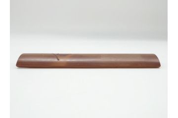 漢詩　細字文(千字文?)　竹に彫られたデザインが素敵な茶合(中国?、煎茶道具、茶器、茶量、茶則、仙媒)(R-063976)