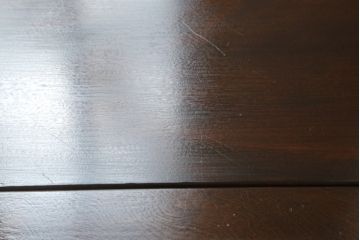 中古　美品　松本民芸家具　シックな大人の空間を演出する羽根付ベンチ(長椅子、二人掛けベンチ、板座)(R-063983)