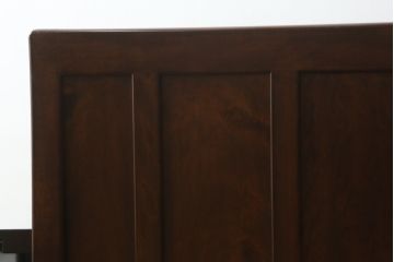 中古　美品　松本民芸家具　シックな大人の空間を演出する羽根付ベンチ(長椅子、二人掛けベンチ、板座)(R-063983)